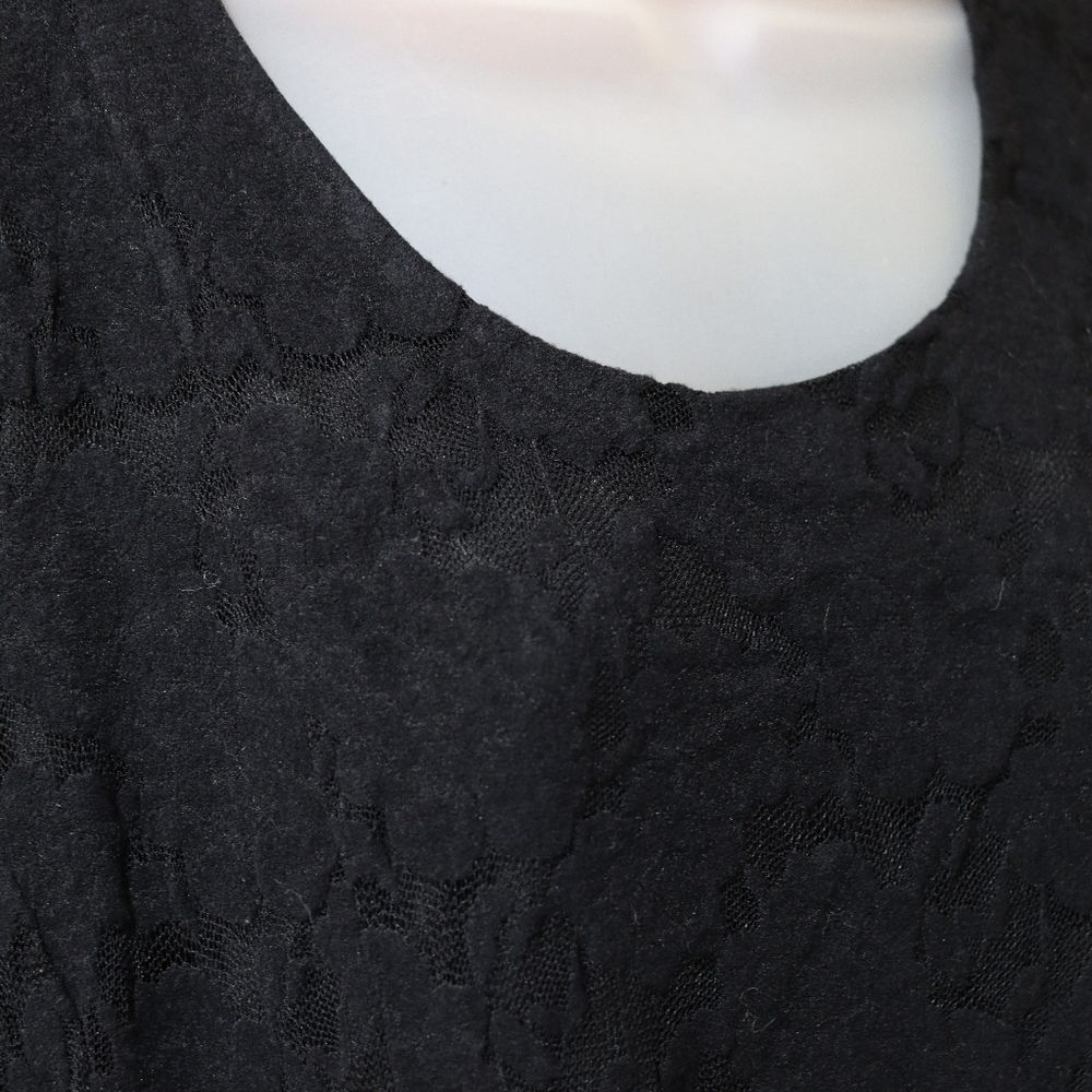 Torrid Plus Size 2X Black Lace Skater Dress - Flared Long Sleeve Gothic - Picture 3 of 10